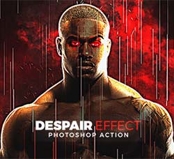 极品PS动作－生化丧尸：Despair Effect Photoshop Action